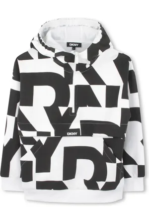 DKNY Hoodie med logotyp