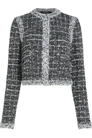 Karl Lagerfeld Kofta i bouclé med tryckknapp