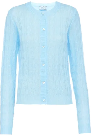Prada Kabelstickad cardigan