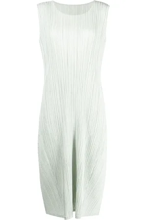 PLEATS PLEASE ISSEY MIYAKE Alley plisserad midiklänning