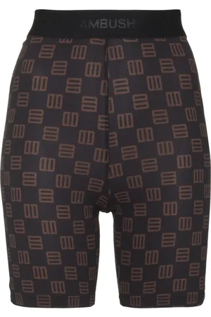 AMBUSH Cykelbyxor med hög midja och monogram