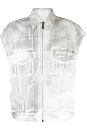 Givenchy 4G jeansväst med graffititryck
