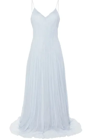ERMANNO SCERVINO Plisserad aftonklänning