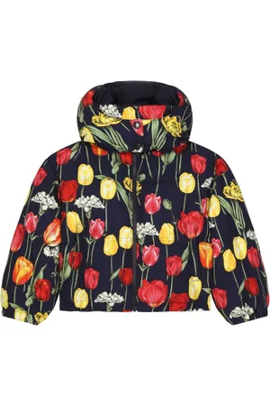 Dolce & Gabbana Vadderad jacka med tulpantryck