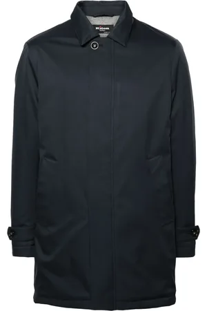 Kiton Vadderad enkelknäppt kappa