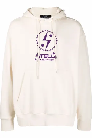 Stella McCartney Hoodie med logotyp