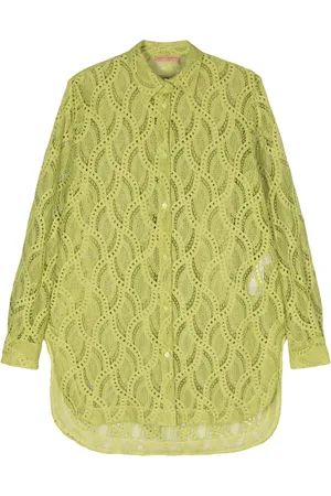 ERMANNO SCERVINO Kort spetsskjorta