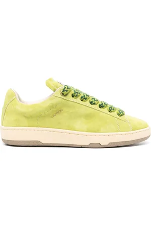 Lanvin Curb sneakers med mockakant