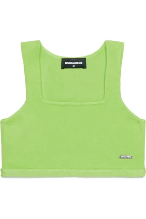Dsquared2 Croptop med fyrkantig ringning