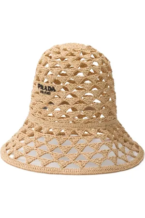 Prada Fiskehatt med broderad logotyp