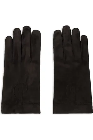 Burberry Mockahandskar med broderad logotyp