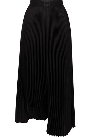 Givenchy Asymmetrisk plisserad kjol