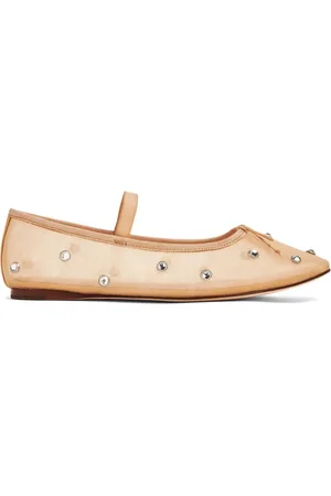 Loeffler Randall Leonie ballerinaskor med strass