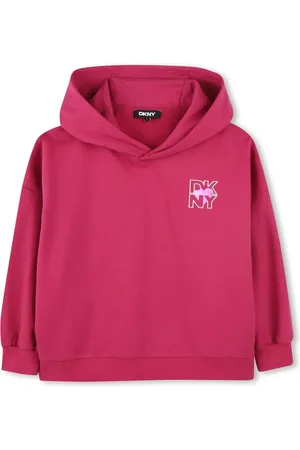 DKNY Hoodie med logotyp