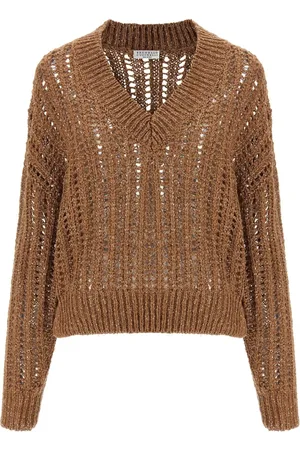 Brunello Cucinelli Rustic Dazzling Net tröja