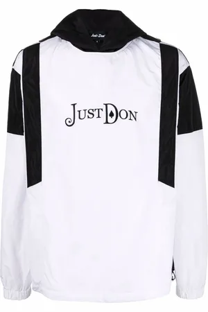 JUST DON Hoodie med broderad logotyp
