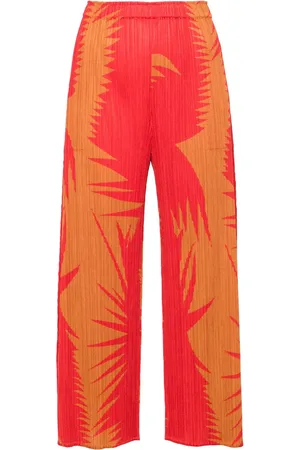 PLEATS PLEASE ISSEY MIYAKE Piquant trekvartsbyxor