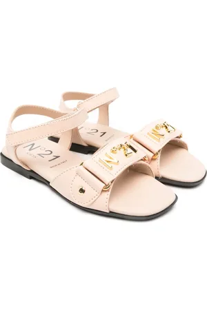 Nº21 Platta sandaler med logotyp