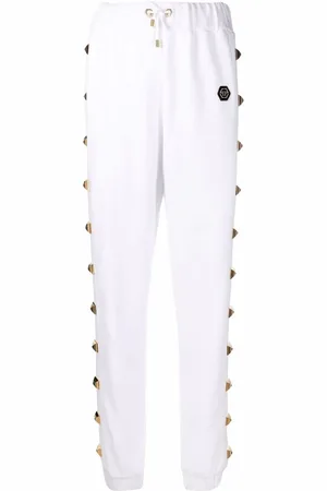 Philipp Plein Träningsbyxor med nitar