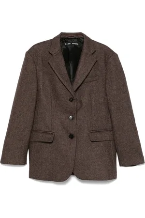 Kassl Editions Fiskbensmönstrad blazer