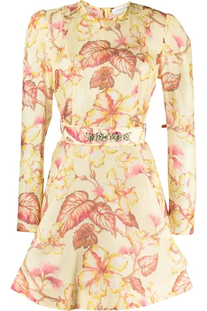 ZIMMERMANN Hibiscus blommig miniklänning