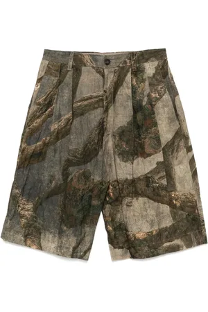ZIGGY CHEN Shorts med trädtryck