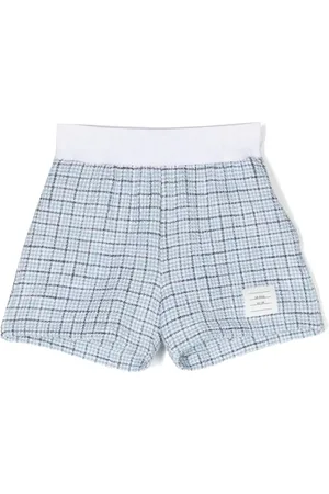 Thom Browne Shorts med logotypmärke