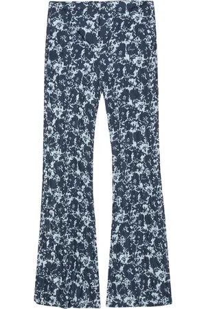 Kenzo Flower Camo utsvängda byxor