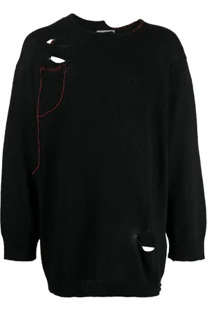 YOHJI YAMAMOTO Långärmad tröja med håldetalj