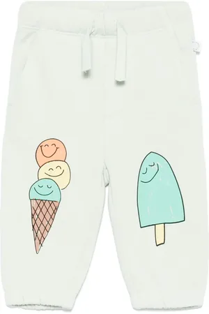 Stella McCartney Mjukisbyxor med glasstryck
