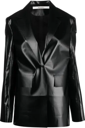 Kassl Editions Glansig enkelknäppt blazer