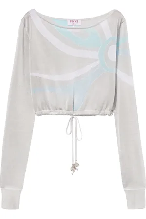 Puccini Marmo croptop i jacquard