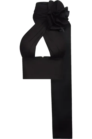 AREA Flower Corsage topp med halterneck