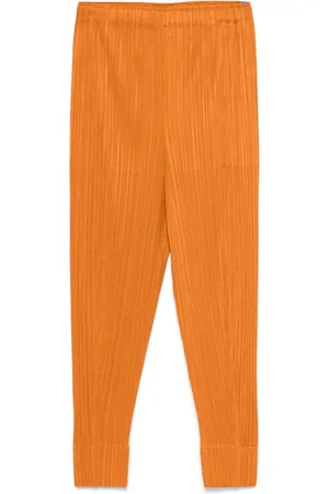 PLEATS PLEASE ISSEY MIYAKE Plisserade trekvartsbyxor