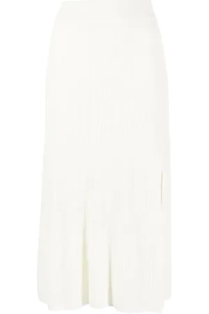 RAG&BONE Soleil ribbstickad midikjol