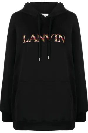 Lanvin Hoodie med broderad logotyp