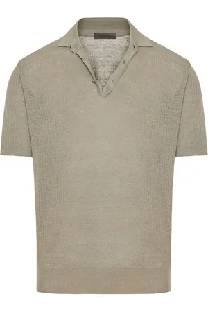 corneliani Pikétröja med struktur