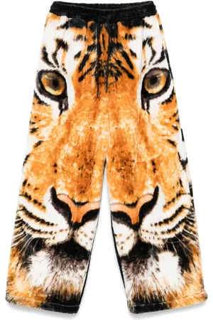 LU’U DAN Byxor med tigertryck