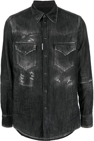 Dsquared2 Skotskrutig skjorta med sliten finish