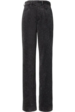 Tory Burch Manchesterbyxor med vida ben