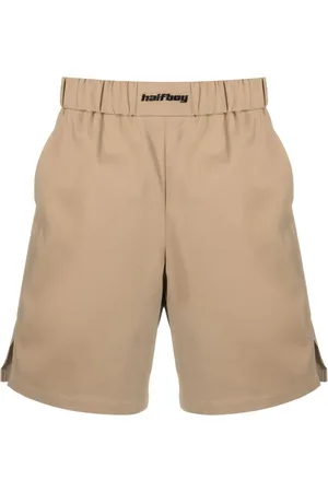 Halfboy Shorts med dragsko och broderad logotyp