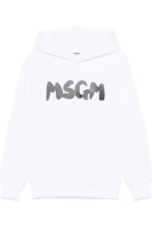 Msgm Hoodie med logotyp