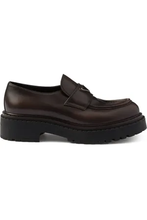 Prada Läderloafers