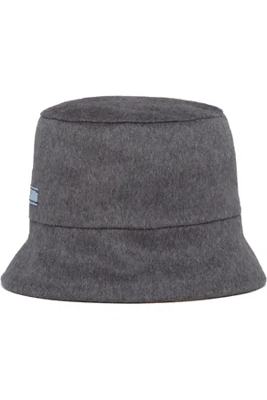 Prada Fiskehatt med logotypmärke