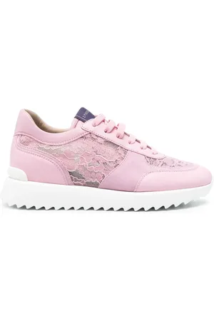 LE SILLA Sneakers i blommig spets