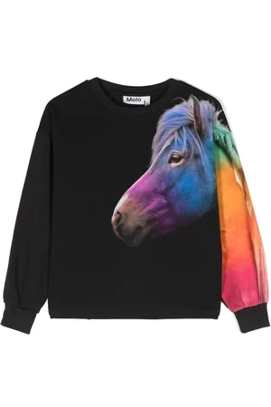 Molo Reniza sweatshirt med hästtryck