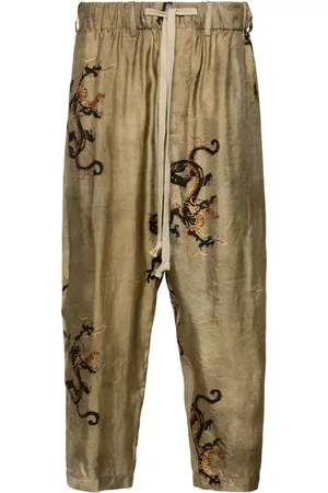 UMA WANG Slacks med draktryck
