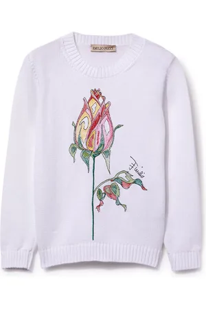 PUCCI Junior Blommig tröja