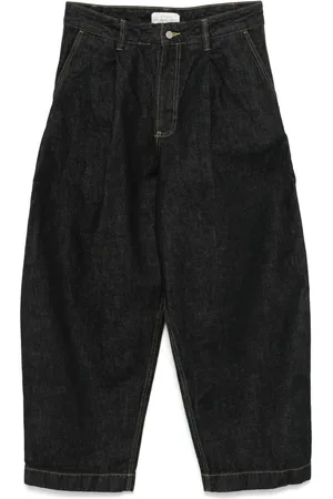 STUDIO NICHOLSON Jeans med plisserad detalj