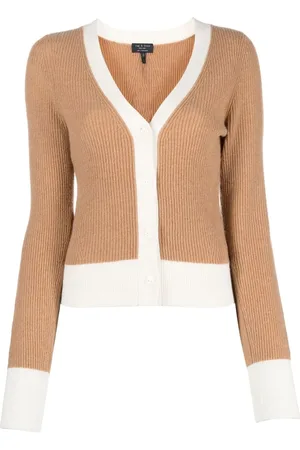 RAG&BONE Ribbad kofta i kashmir